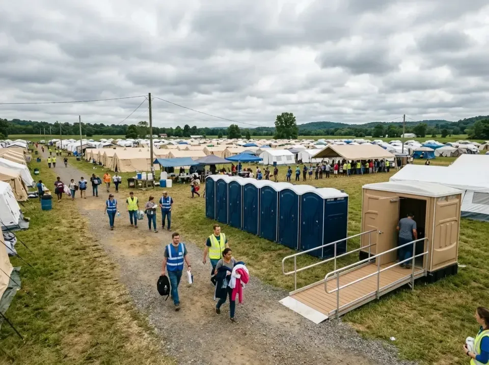 disaster-relief-camp-restrooms-010 — frequently asked questions, Dumpster & Portable Bathrooms Rental in Pleasant Hills, MD